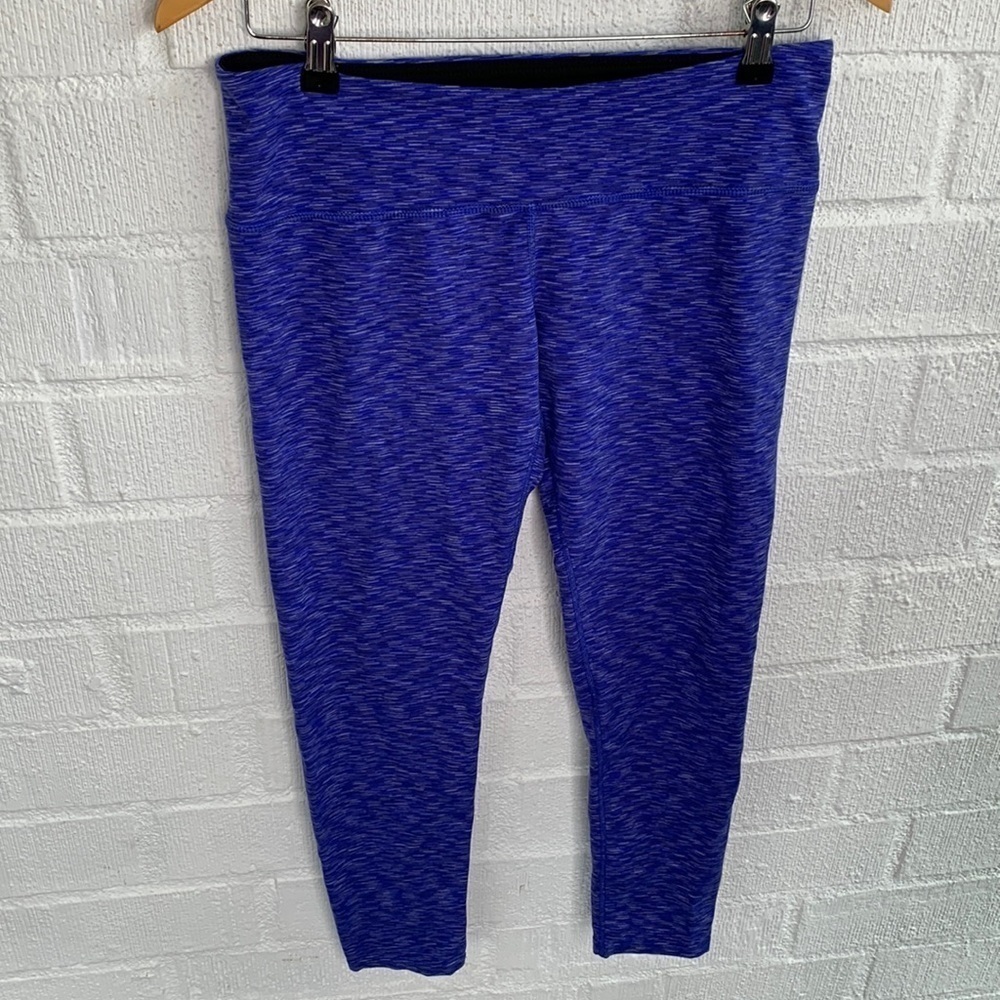 Tuff Athletics Athletic Running Blue Leggings sz M